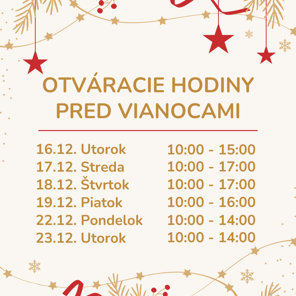 aktuálne otváracie hodiny predajna