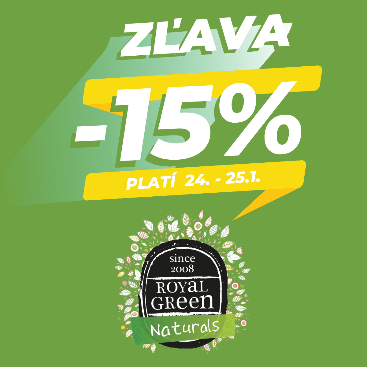 Royal Green zľava 15%