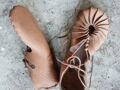 Papoutsi dámske barefoot sandále Tender Taupe