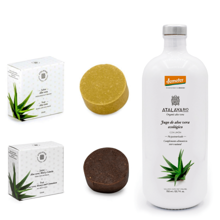 Demeter aloe vera šťava (99%) s citrónom 700ml