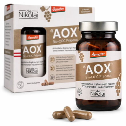 dieNikolai AOX® DEMETER antioxidanty OPC preparát DUOPACK 2x108 kapsúl