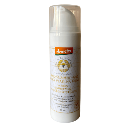 Dragonja's Immortelle hydratačný krém so slamienkou a hyalurónom pre zrelú pleť 50ml