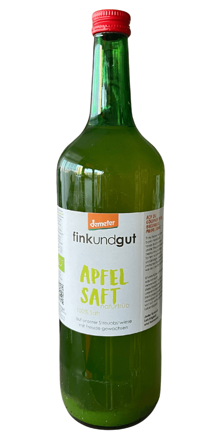 finkundgut 100% jablková šťava demeter 1L