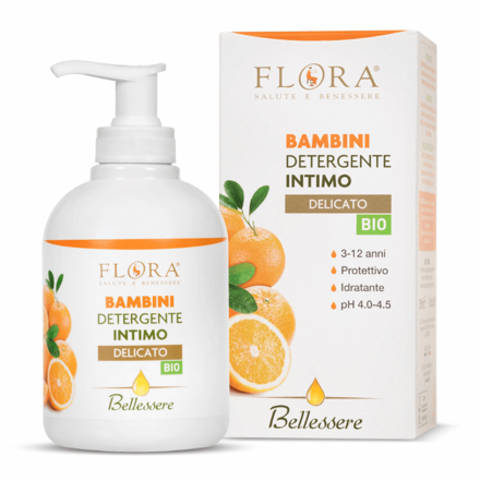 Flora detský čistiaci gél pH 4,0 - na intímnu hygienu 250ml