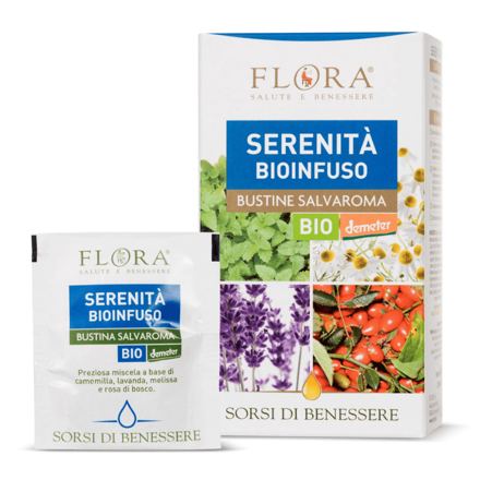 Flora harmonizujúca čajová zmes s esenciálnymi olejmi 20 filtrov po 1,8g