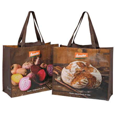Veľká nákupná taška s logom DEMETER  48x40x20cm