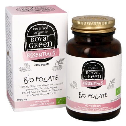 Royal Green bio kyselina listová 60 kapsúl