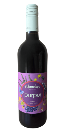 Schmelzers biodynamická šťava z červeného hrozna s bylinkami 750ml
