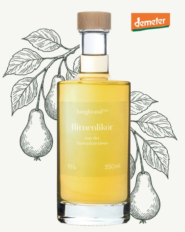 bergbrand 555 hruškový likér 350ml