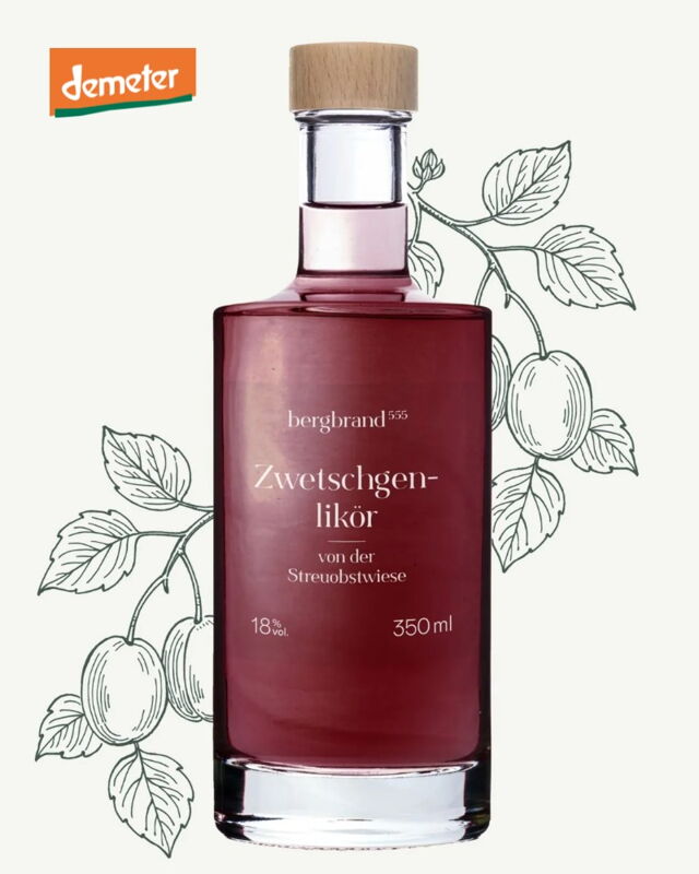 bergbrand 555 slivkový likér 350ml