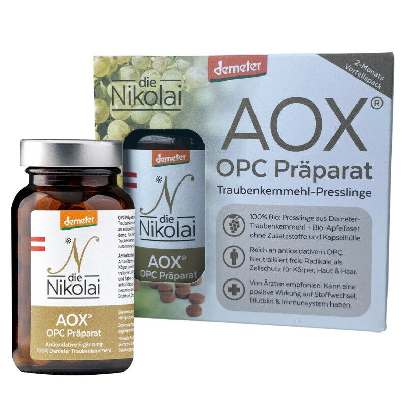 dieNikolai AOX® OPC antioxidanty z hrozna DUOPACK 2x112 tabliet