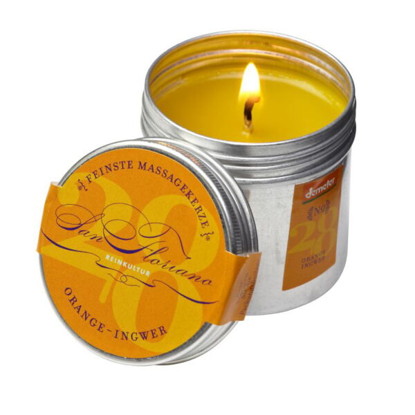Dr. Heberer masážna sviečka s pomarančom a zázvorom San Floriano 70ml Dr. Heberer masážna sviečka s pomarančom a zázvorom San Floriano 70ml