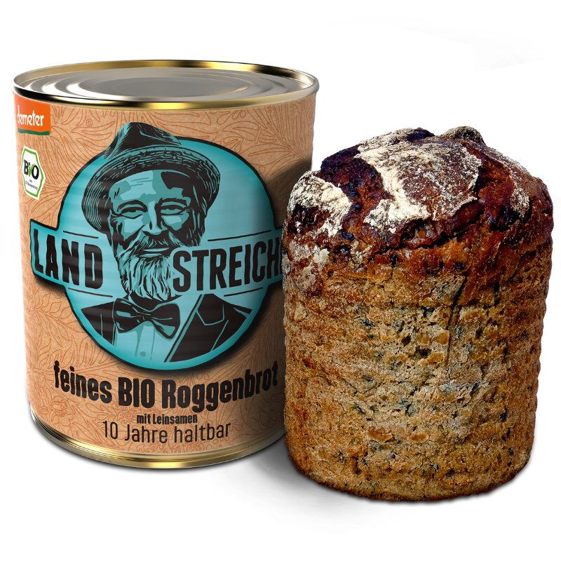 Landstreicher demeter jemný ražný kváskový chlieb 400g