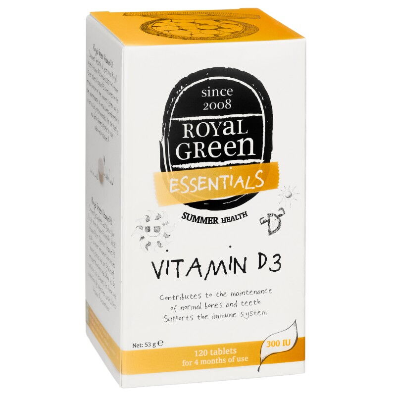 Royal Green bio fermentovaný vitamín D3 120 tabliet