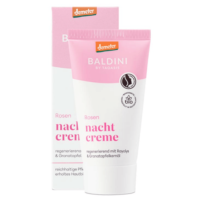 Baldini by Taoasis nočný krém s ružou 50ml Baldini by Taoasis nočný krém s ružou 50ml