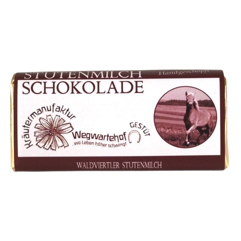 Wegwartehof biočokoláda s kobylím mliekom 65g, plnená Wegwartehof biočokoláda s kobylím mliekom 65g, plnená